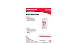 Model PDR - Anti-Microbial Bimadine Brochure
