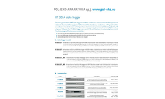 Model RT 2014_1T - Data Logger Brochure