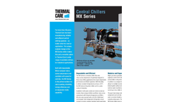 Model MX Series - Rotary Screw Compressor Central Chillers Brochure