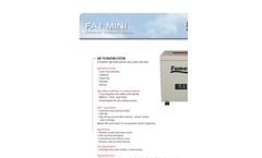 Model FA1-E - Mini Industrial Air Purification System Brochure