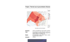 Thermal use of groundwater. A sustainability analysis.