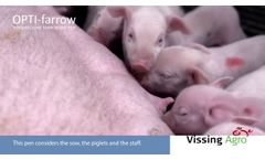 Vissing Agro`s farrow path Opti Farrow for free-ranging sows - Video
