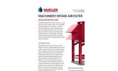 Mueller - Model MAF - Machinery Intake Air Filter - Brochure