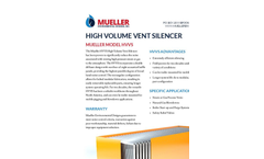Model HVVS - High Volume Vent Silencer - Brochure