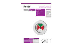 Model MDA60 - Pressure Drop Indicator Brochure