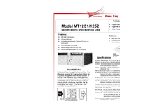 Model MT1251/MT1252 - Ambient Air Cleaning Systems Brochure