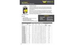 Eagle Eye - Model OPzS Series - Flooded Lead-Acid Batteries - Datasheet