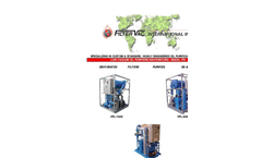 Model VPL - Vacuum Turbine Oil Purification Systems Brochure