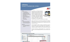 Model ETR101A - Data Logger Brochure