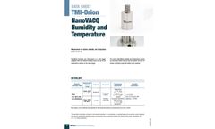  	TMI - Model NanoVACQ - Humidity and Temperature Data Logger - Brochure