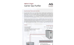 AGC - Model 75-802 - Carrier Gas Purifier - Brochure