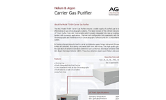 AGC - Model 75-804 - Carrier Gas Purifier - Brochure