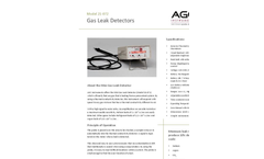 AGC - Model 21-072 - Mini Gas Leak Detector - Brochure
