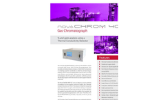 NovaCHROM - Model 4000 GC - Gas Chromatograph Analyser Brochure