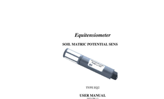 Delta-T - Model EQ2 - Equitensiometer - Manual