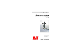 Type AN4 - Anemometer - User Manual