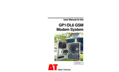 GP1/DL6 GSM - Modem System - User Manual