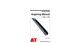 Model PR2 and PR1 - Augering Manual