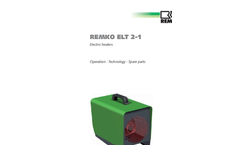 Remko - Model ELT Series - Electric Heating Systems - Brochure