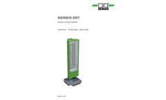 Remko - Model EST Series - Electrical Infrared Radiator - Brochure