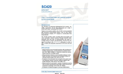 Model SC420 - Sound Level Meter and Spectral Analyser Brochure