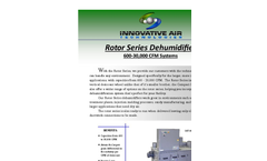 Rotor - Model 600-30,000 CFM - Larger Flagship Dehumidifiers Brochure