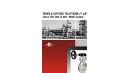 Model LBT Series - Triple Offset High Performance Butterfly Valve Brochure