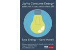 Employee Energy Awareness: Switch Lights Off - Free Poster Download 