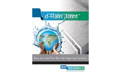 d-Rain Joint - Rainwater Filtration Device - Brochure