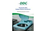 DDC - Model Mini - Panamatic Top-Loading Bedpan Washer Disinfectors  - Brochure