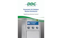 DDC - Model XL2 - Panamatic Front-Loading Bedpan Washer Disinfectors - Brochure