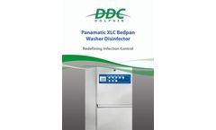 DDC - Model XLC - Panamatic Front-Loading Bedpan Washer Disinfectors - Brochure