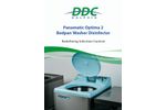 Optima - Model 2 - Panamatic Top-Loading Bedpan Washer Disinfectors - Brochure