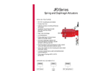 Series JFD Spring Diaphragm Actuators Brochure