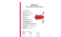Series JFD Spring Diaphragm Actuators Brochure