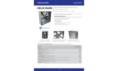 Helix Box Mann - High Flow Wall Fan - Brochure