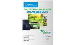 Yildizsu - Polycrystalline Silicon Solar Modules - Catalogue
