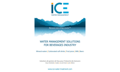 ICE WATER MANAGEMENT - SOLUTIONS FOR BEVERAGES INDUSTRY