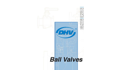 DHV - 2-Piece Trunnion Mounted Ball Valve - Brochure