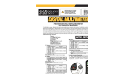 Triplett - Model BBT858L - Digital Multimeter with Temperature Measurement - Brochure