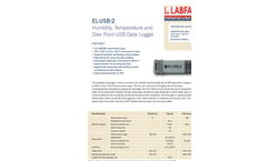 Model EL-USB-2 - Humidity & Temperature USB Data Logger Brochure