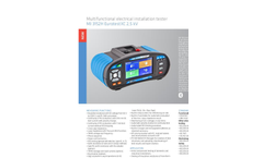 Eurotest XC 2,5 kV - Model MI 3152H - Multifunctional Measuring Instruments Brochure