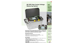 Model MI 3295 - Step Contact Voltage Measuring System Brochure