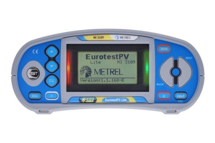 METREL EurotestPV Lite - Model MI 3109 - Photovoltaic and Electrical Installation Testers