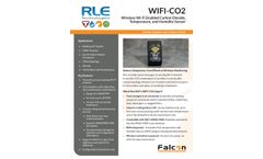 RLE - Model WIFI-CO2 - CO2, Temperature and Humidity Monitor Wi-Fi Sensor - Brochure