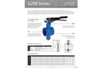 C&C - Model G200 Series - Grooved-End Butterfly Valve - Datasheet