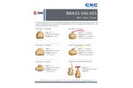 Brass Valves - Datasheet