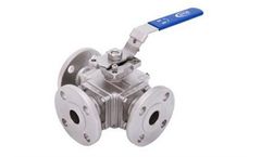 AVCO - Model 7100 Series - 3-Way/4-Way Side Entry Diverter Ball Valve