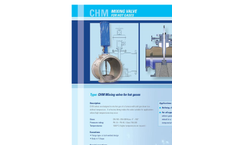 Model CHM - Mixing Valve for Hot Gases Brochure