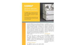 Model U6000AT+ - Ultrasonic Nebulizer/Membrane Desolvator Brochure